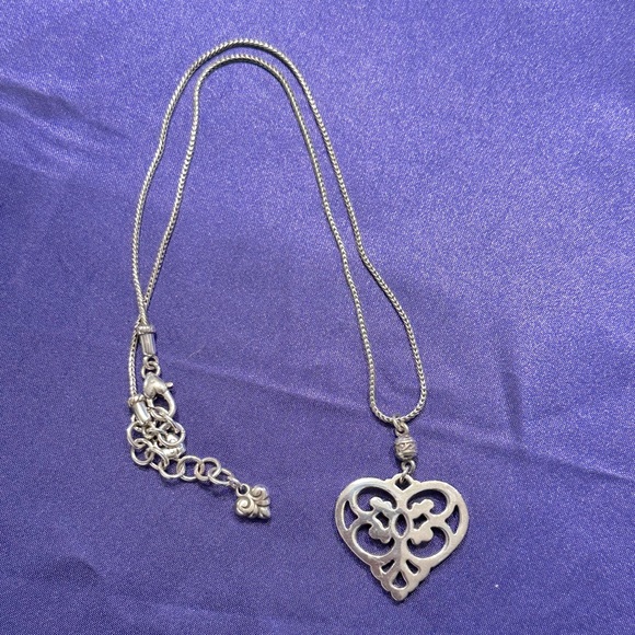 Brighton Jewelry - Retired Brighton Geneva Heart Necklace